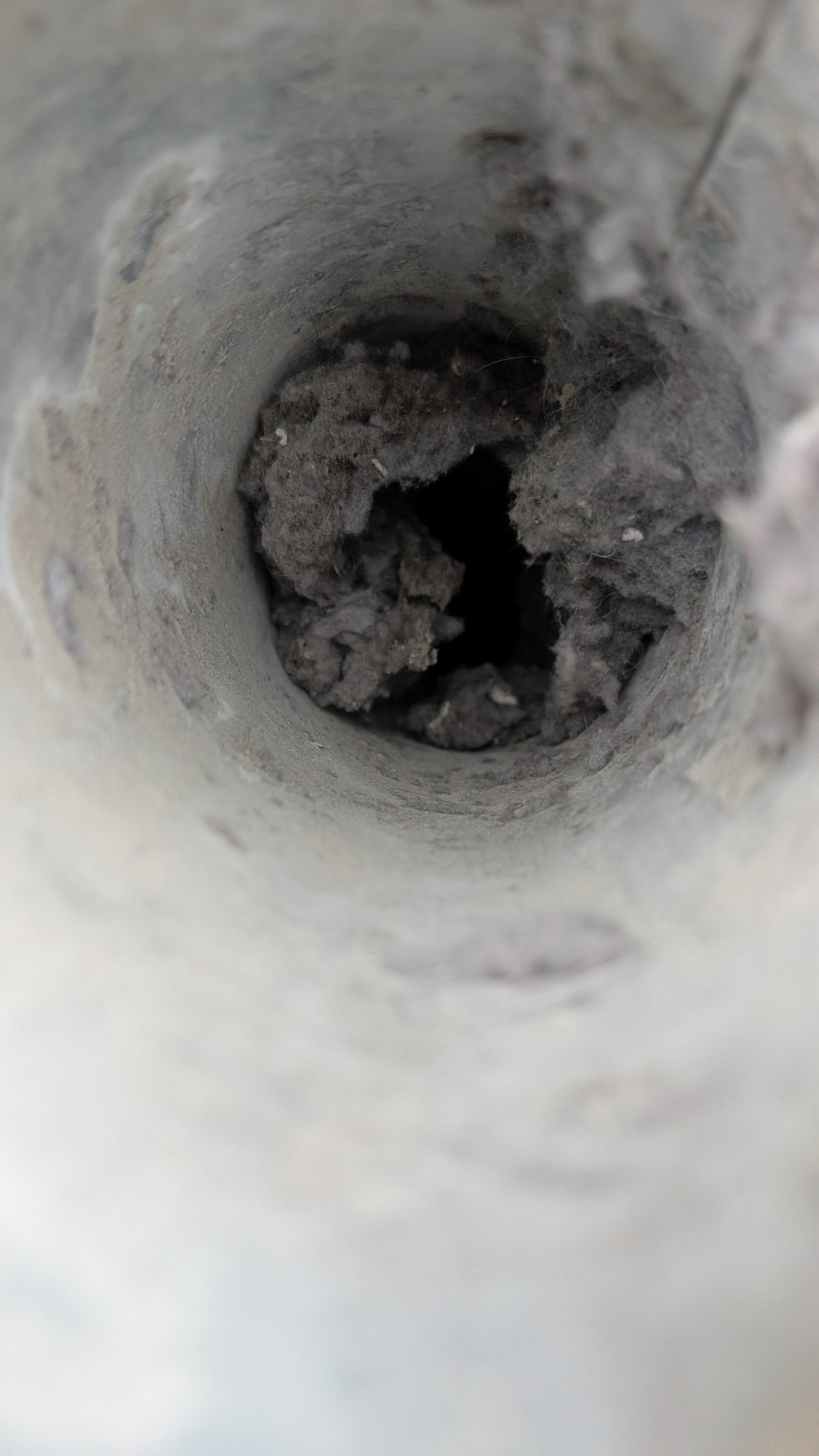 Clogged line